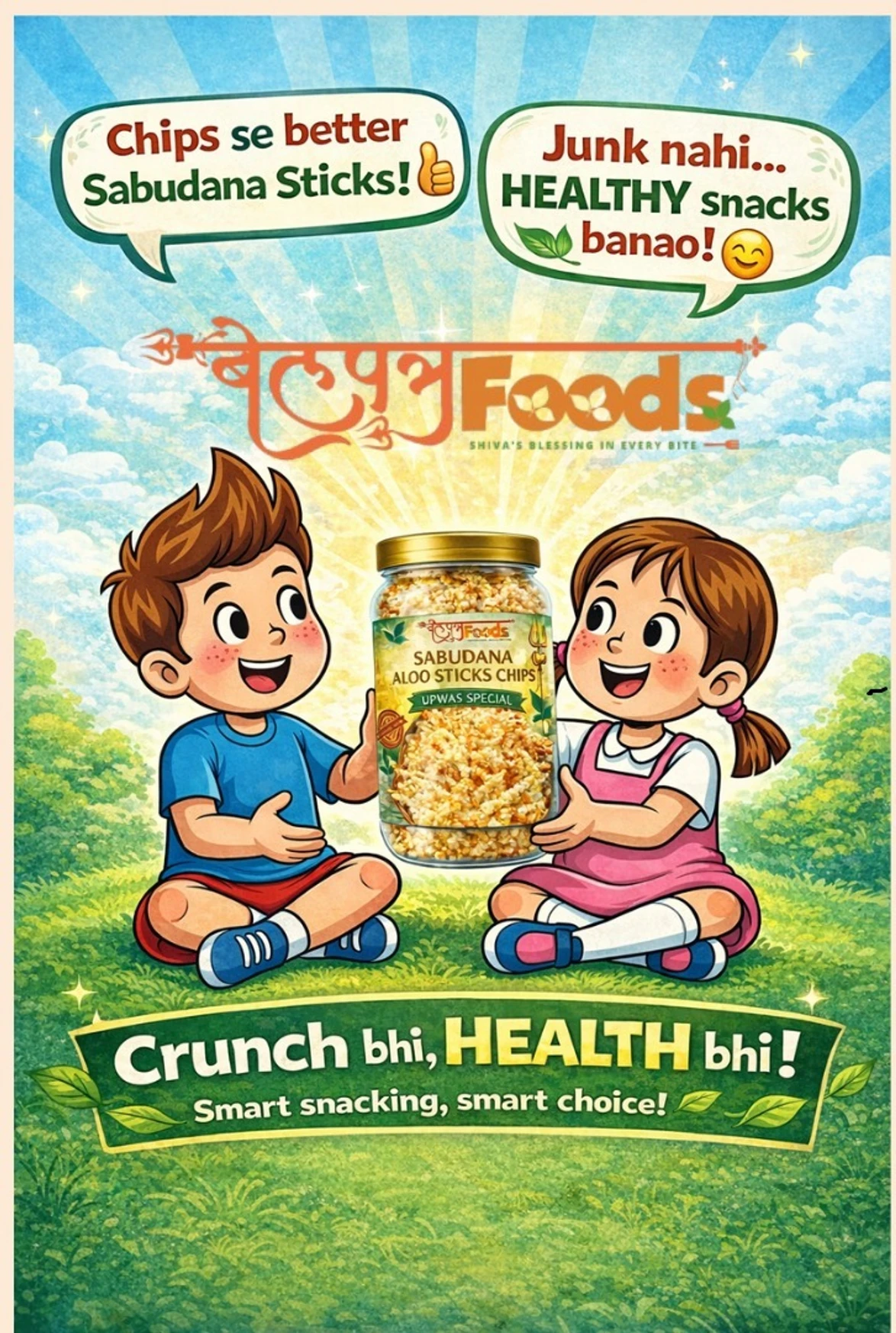 Belpatra Crispy Sabudana Chips Fasting Snack